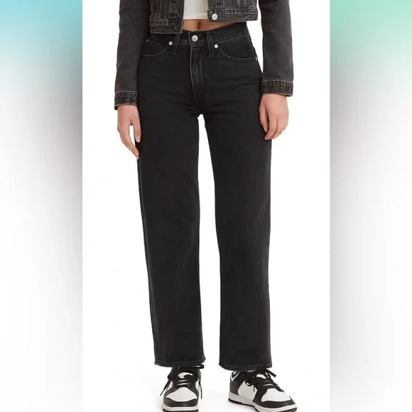 Levi's Black 94 Baggy Jeans - Picture 1 of 4